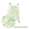 West Valley City Utah City Street Map Poster-Allegiant Goods Co. Vintage Sports Apparel
