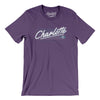 Charlotte Retro Men/Unisex T-Shirt-Team Purple-Allegiant Goods Co. Vintage Sports Apparel