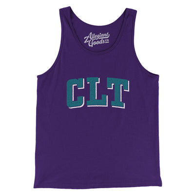 Clt Varsity Men/Unisex Tank Top-Team Purple-Allegiant Goods Co. Vintage Sports Apparel