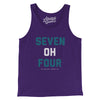 Charlotte 704 Men/Unisex Tank Top-Team Purple-Allegiant Goods Co. Vintage Sports Apparel