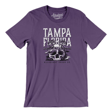Tampa Florida Pirate Skull Gasparilla Men/Unisex T-Shirt - Allegiant Goods  Co.