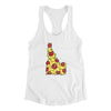 Idaho Pizza State Women's Racerback Tank-White-Allegiant Goods Co. Vintage Sports Apparel