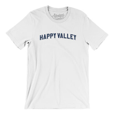 Happy Valley Varsity Men/Unisex T-Shirt-White-Allegiant Goods Co. Vintage Sports Apparel