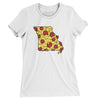 Missouri Pizza State Women's T-Shirt-White-Allegiant Goods Co. Vintage Sports Apparel