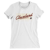 Cleveland Retro Women's T-Shirt-White-Allegiant Goods Co. Vintage Sports Apparel