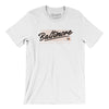 Baltimore Retro Men/Unisex T-Shirt-White-Allegiant Goods Co. Vintage Sports Apparel