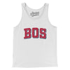 BOS Varsity Men/Unisex Tank Top-White-Allegiant Goods Co. Vintage Sports Apparel