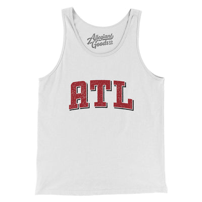 ATL Varsity Men/Unisex Tank Top-White-Allegiant Goods Co. Vintage Sports Apparel