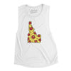 Idaho Pizza State Women's Flowey Scoopneck Muscle Tank-White-Allegiant Goods Co. Vintage Sports Apparel