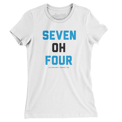 Charlotte 704 Women's T-Shirt-White-Allegiant Goods Co. Vintage Sports Apparel
