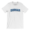 Durham Varsity Men/Unisex T-Shirt-White-Allegiant Goods Co. Vintage Sports Apparel