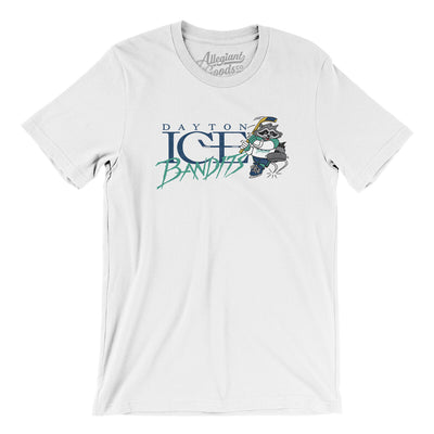 Dayton Ice Bandits Men/Unisex T-Shirt-White-Allegiant Goods Co. Vintage Sports Apparel