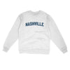 Nashville Varsity Midweight Crewneck Sweatshirt-White-Allegiant Goods Co. Vintage Sports Apparel