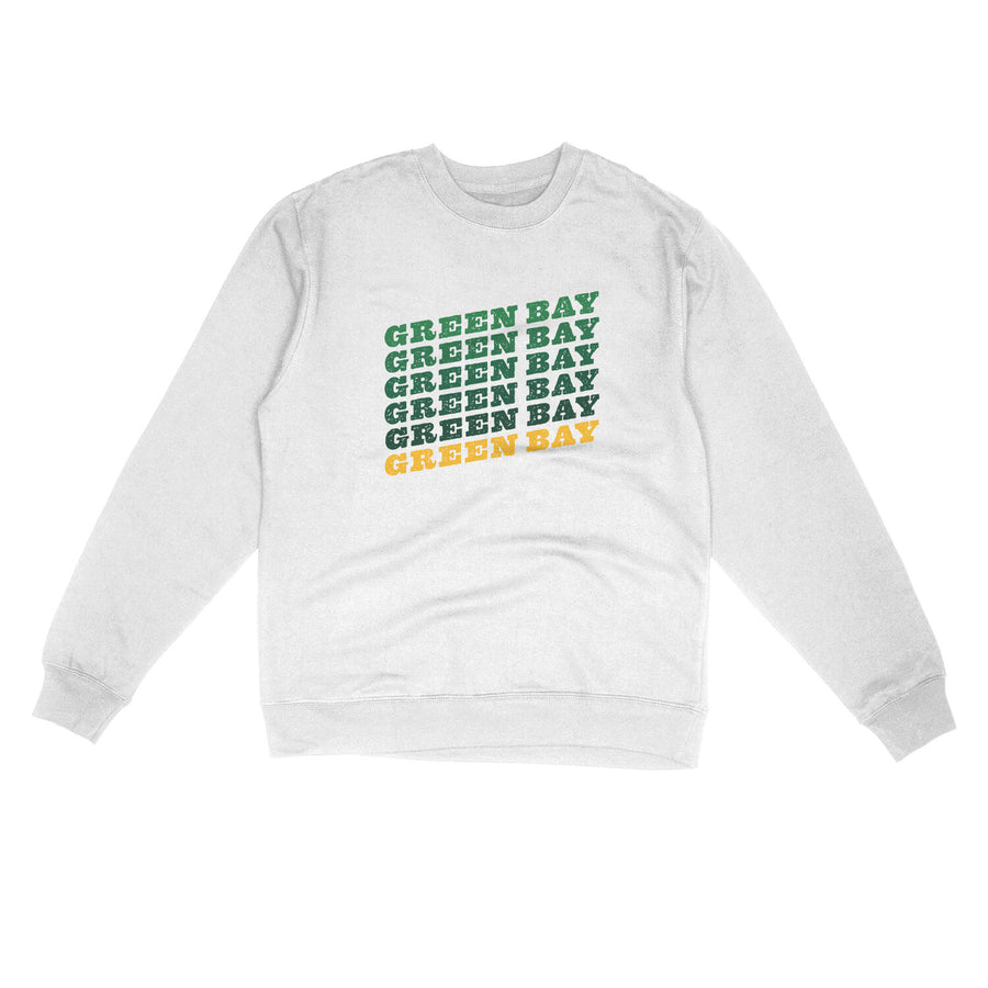 Green Bay Overprint Men/Unisex Raglan 3/4 Sleeve T-Shirt - Allegiant Goods  Co.