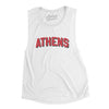 Athens Georgia Varsity Women's Flowey Scoopneck Muscle Tank-White-Allegiant Goods Co. Vintage Sports Apparel