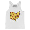 Ohio Pizza State Men/Unisex Tank Top-White-Allegiant Goods Co. Vintage Sports Apparel